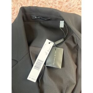 NWT Elie Tahari Black Lapel Gold Button Blazer Career Suiting Work 2
